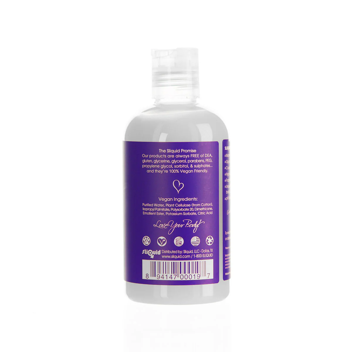 Sliquid® Silk – Hybrid Intimate Lubricant – 8.5 oz / 255 ml