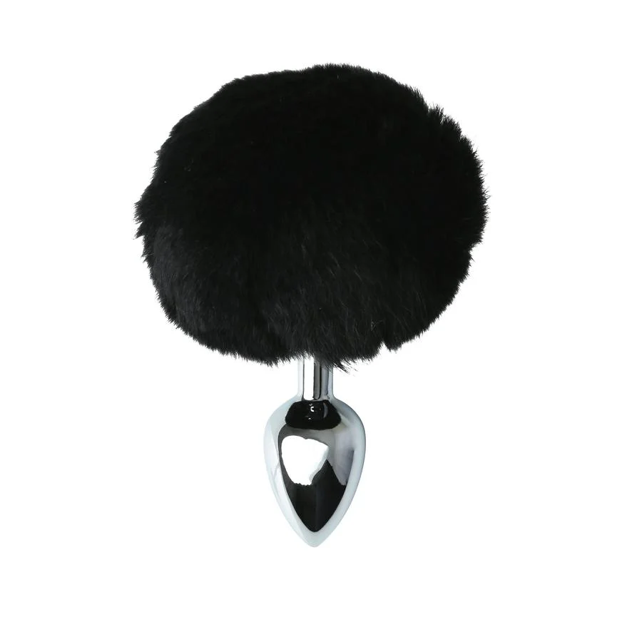 Sportsheets Metal Bondage Bunny Butt Plug - Black