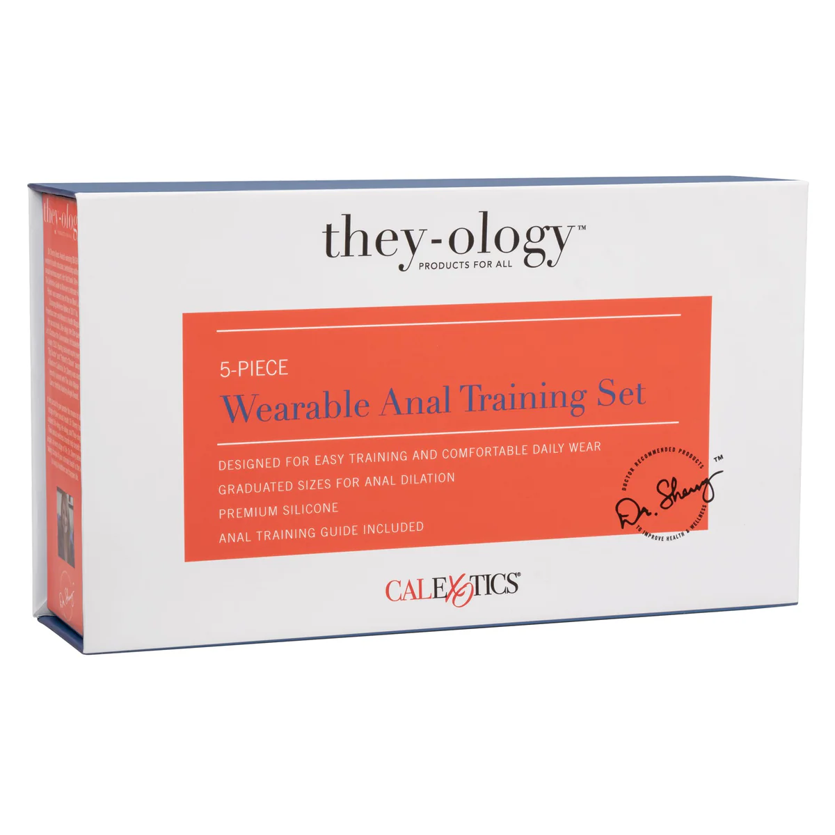 CalExotics They-ology 5-Piece Wearable Anal Training Set - Blue