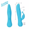 The Kissing Swan® Dual Action Vibrator -  Blue