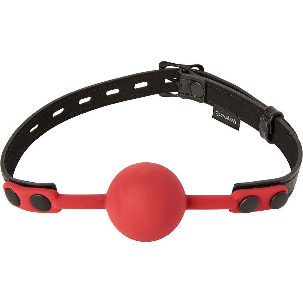 Sportsheets Saffron Silicone Ball Gag - Red