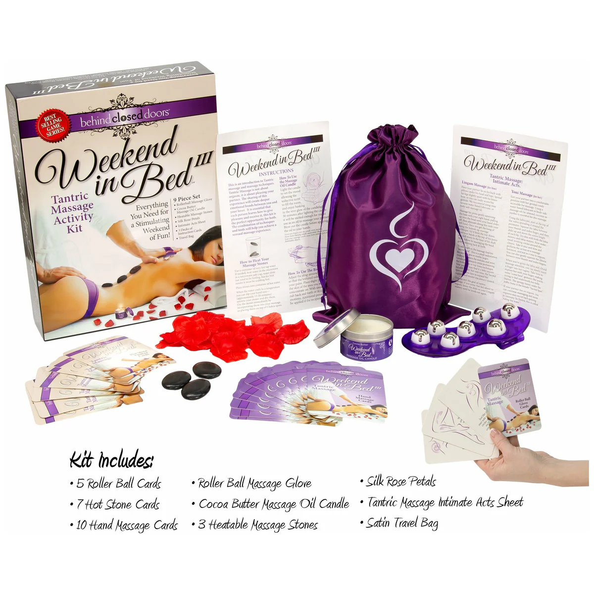 Weekend in Bed - Tantric Massage Kit for Couples