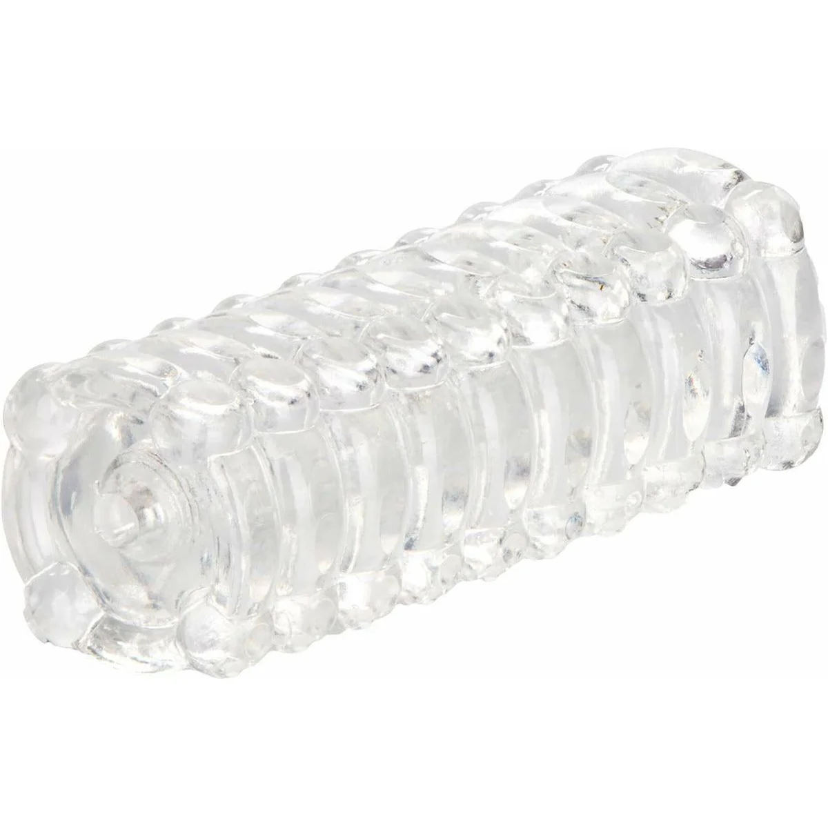 CalExotics Ribbed Stroker - Clear