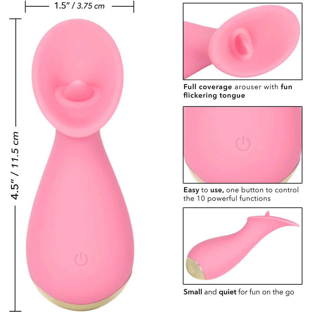 CalExotics Slay #TickleMe – Clitoral Vibrator – Pink