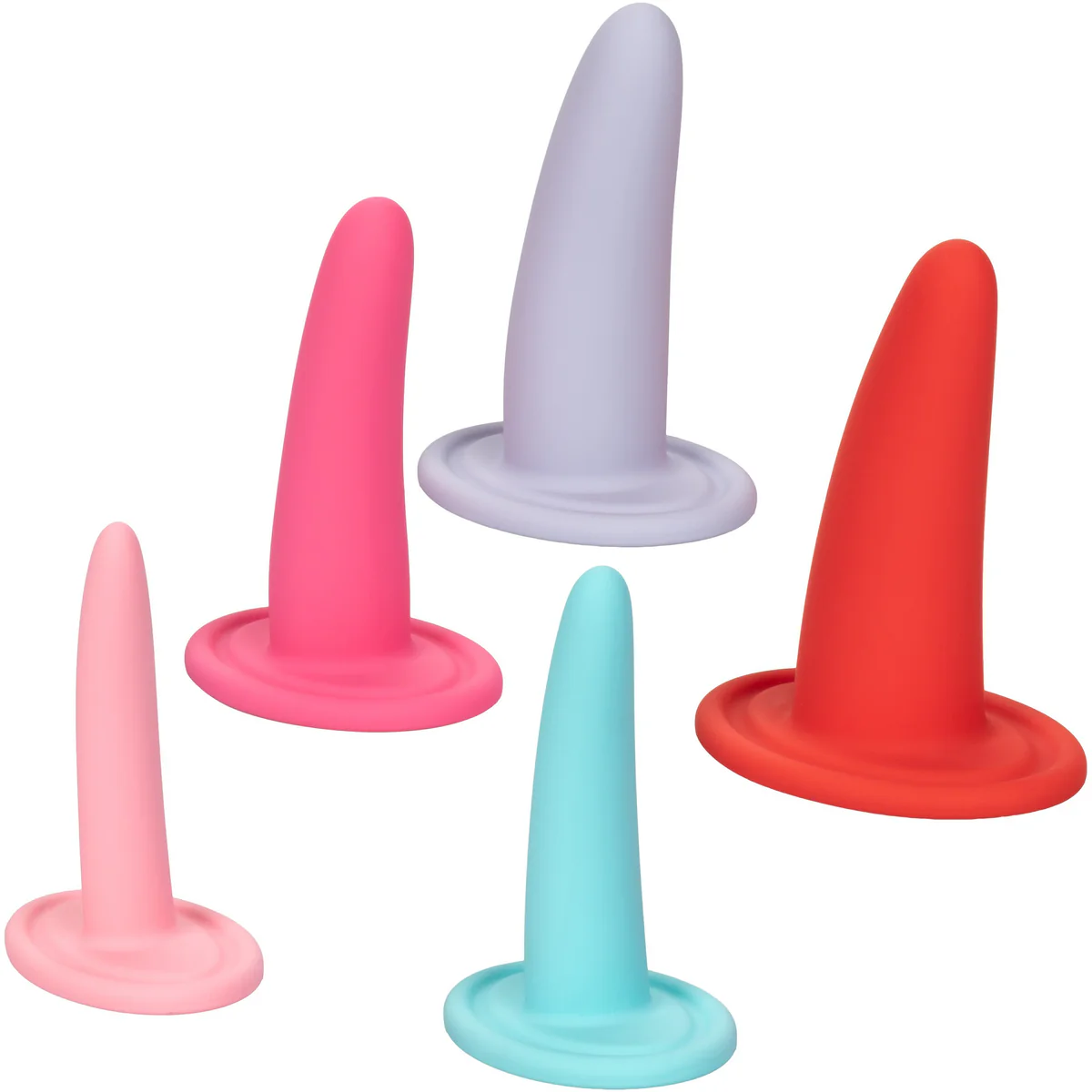 CalExotics She-Ology – Wearable Dilator Set – 5 Piece – Multicolour