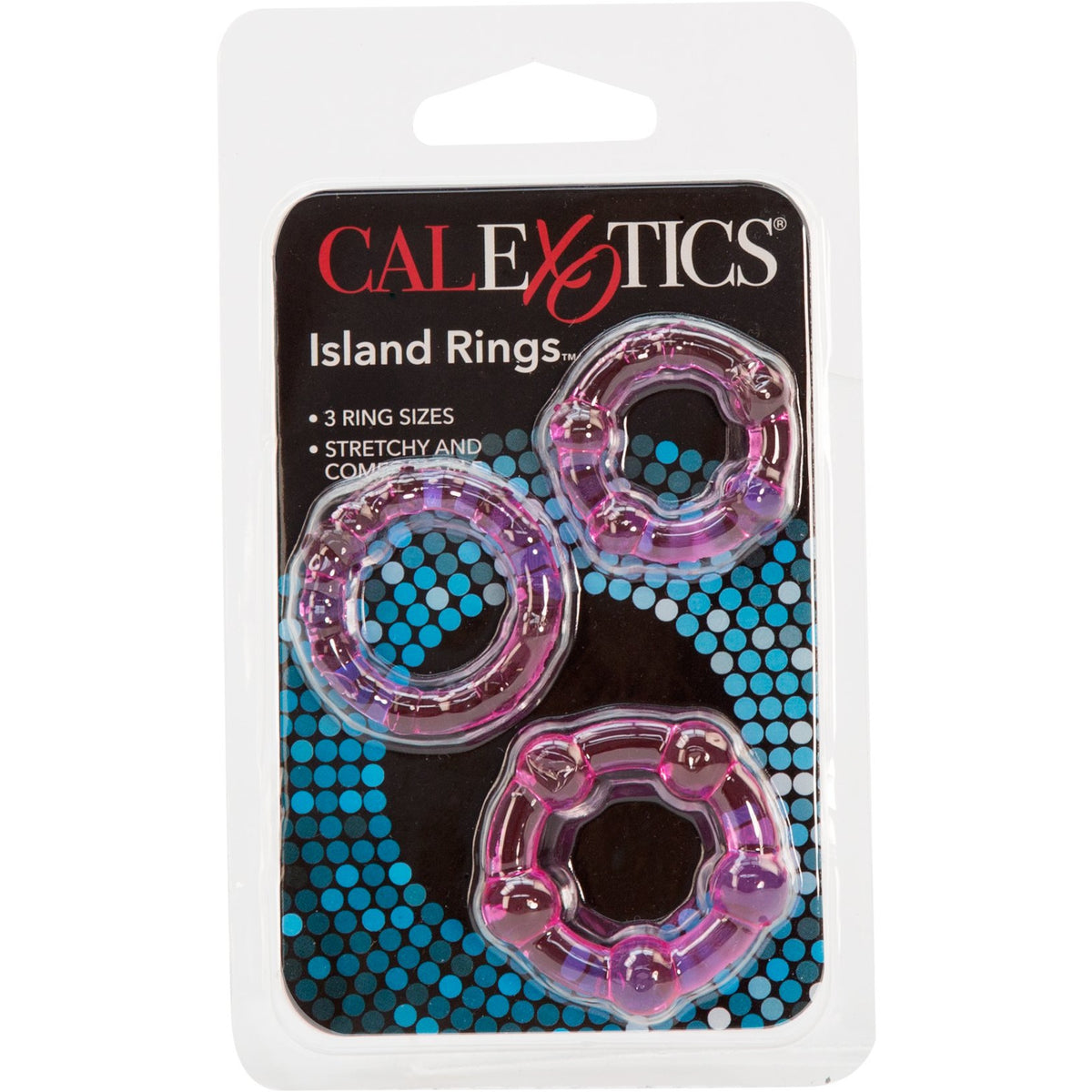 CalExotics Silicone Island Rings - Pink