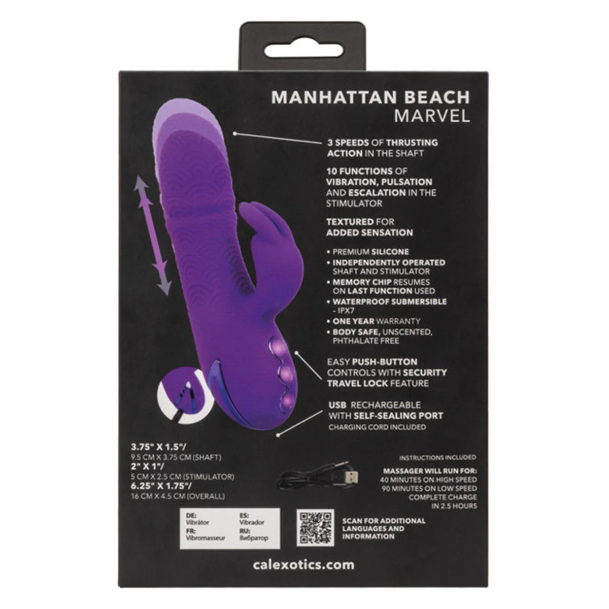 CaleXOtics California Dreaming Manhattan Beach Marvel - Purple