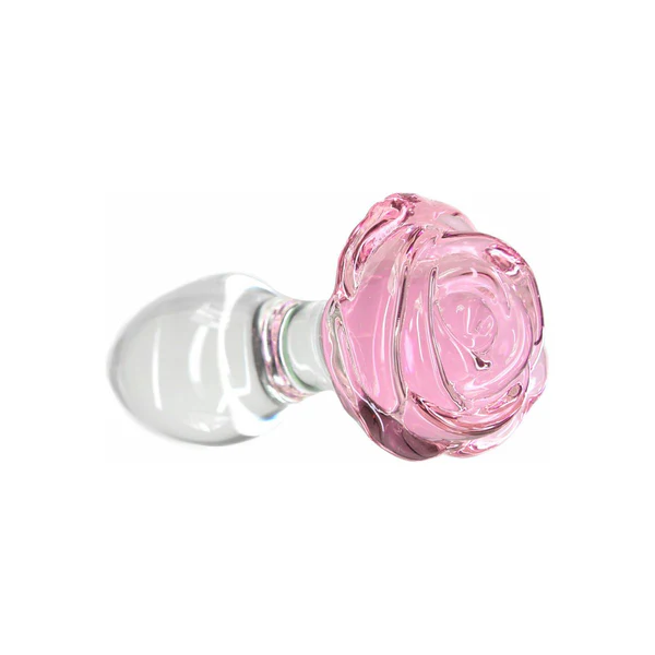 Pillow Talk - Rosy- Luxurious Glass Anal Plug