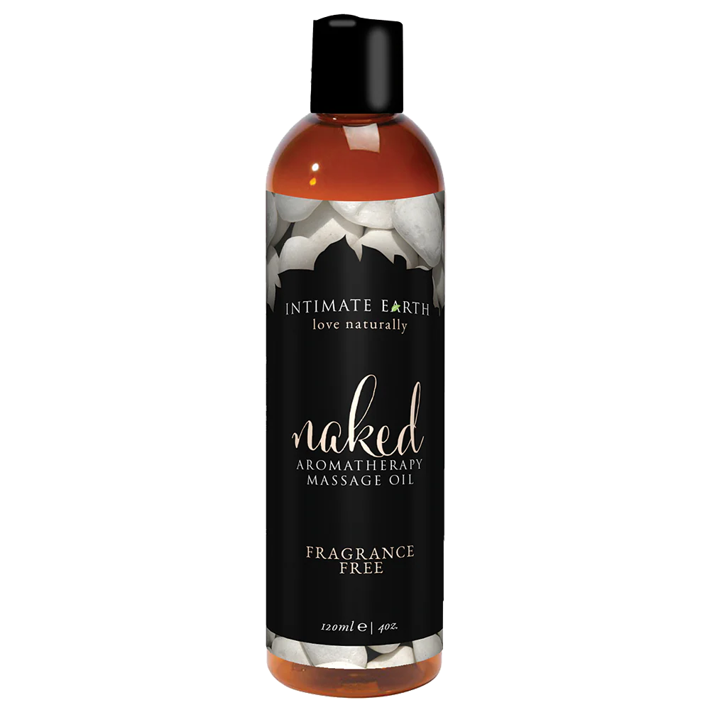 Intimate Earth Aromatherapy Massage Oil - Unscented - 120ml/4oz