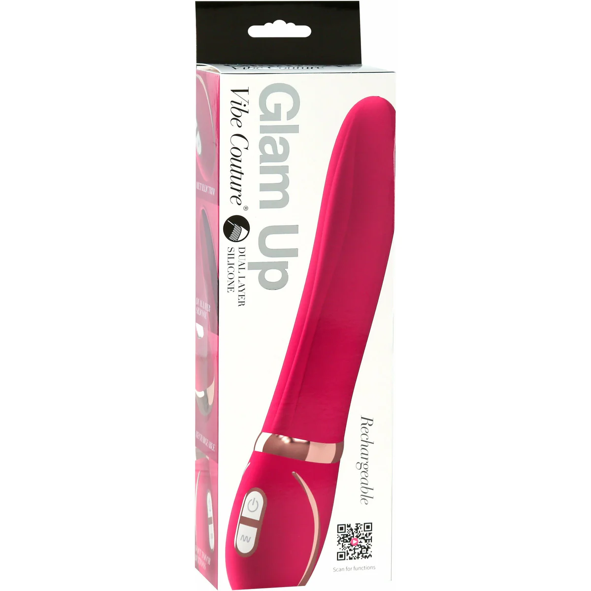 Vibe Couture Glam Up Rechargeable Vibrator - Pink