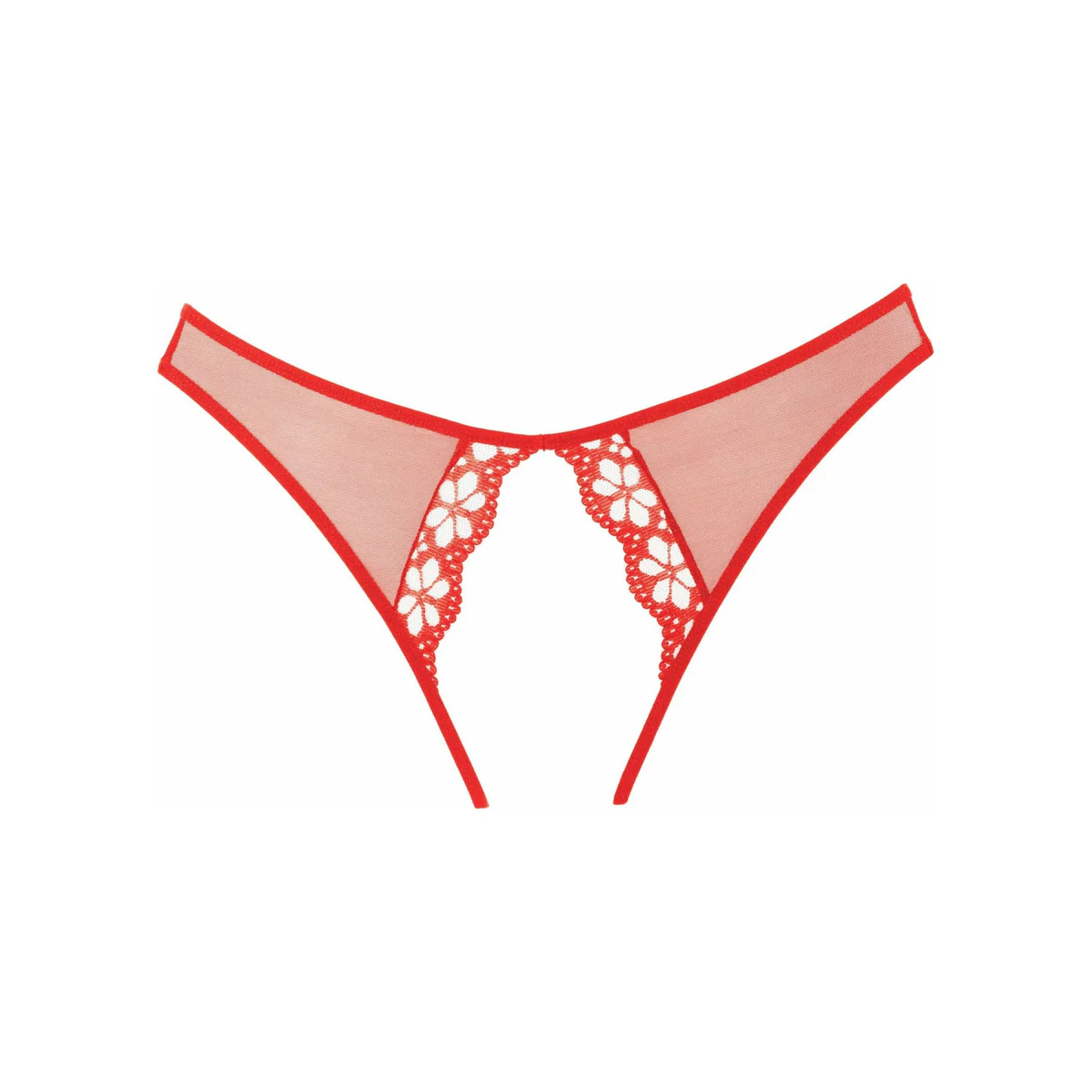 Allure Adore – Mirabelle Plum Panty – Red – One Size