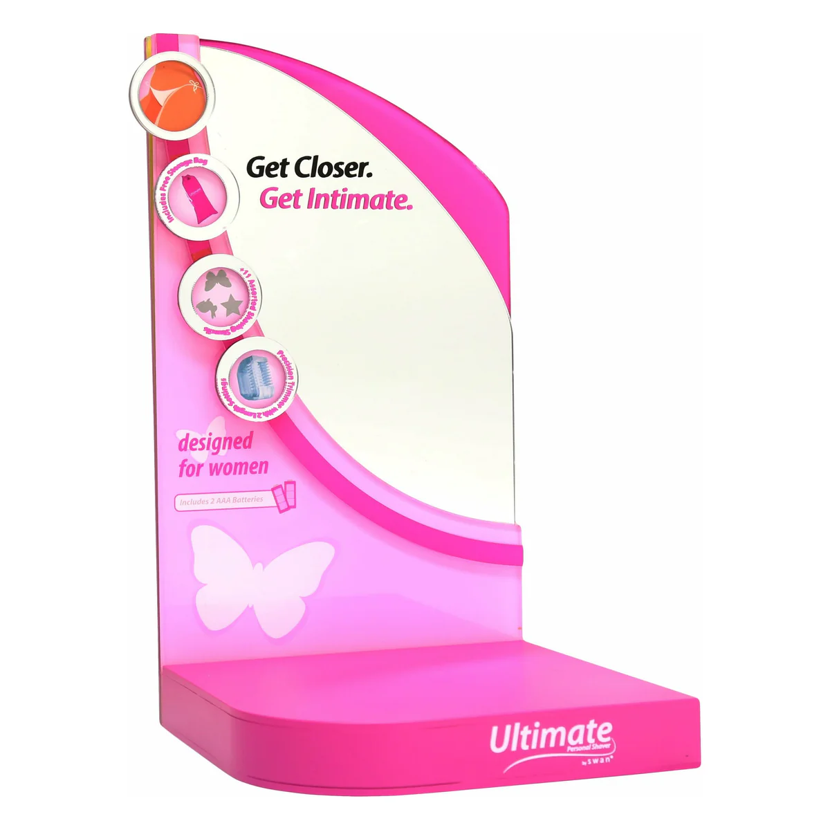 Ultimate Personal Shaver Display - Pink