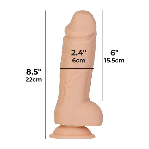 Addiction Roman – 8” Girthy Dong