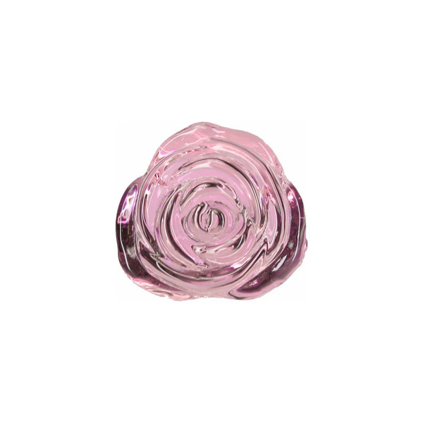 Pillow Talk - Rosy- Luxurious Glass Anal Plug