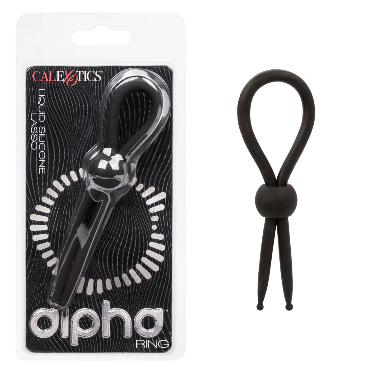 CaleXOtics Alpha Liquid Silicone Lasso - Black