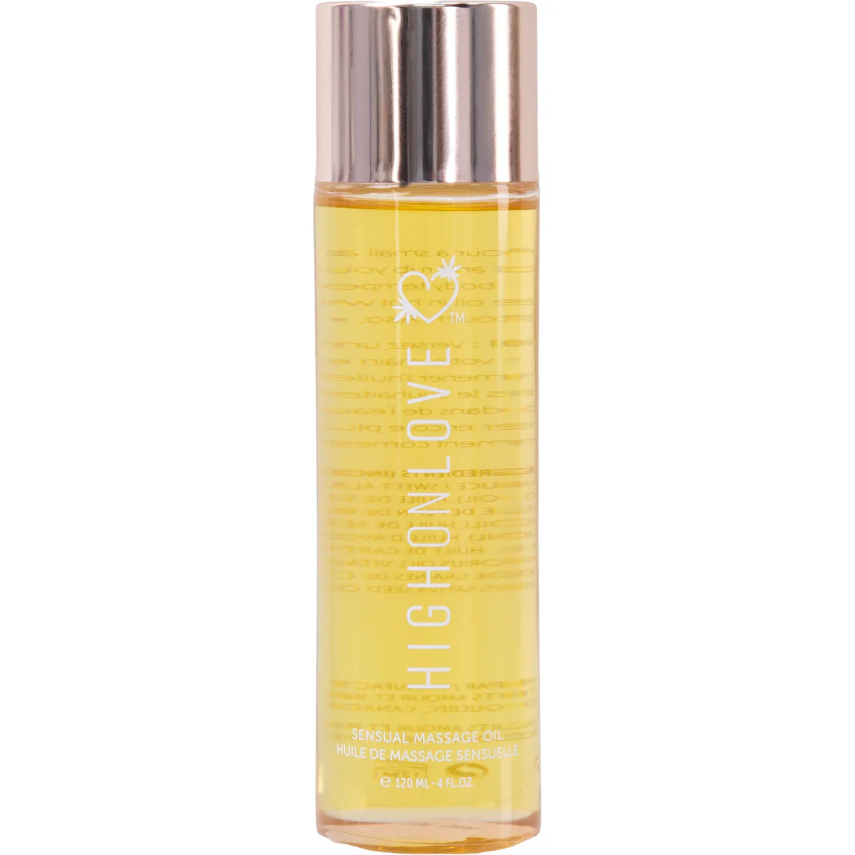 High On Love Sensual Massage Oil - Strawberries & Champagne