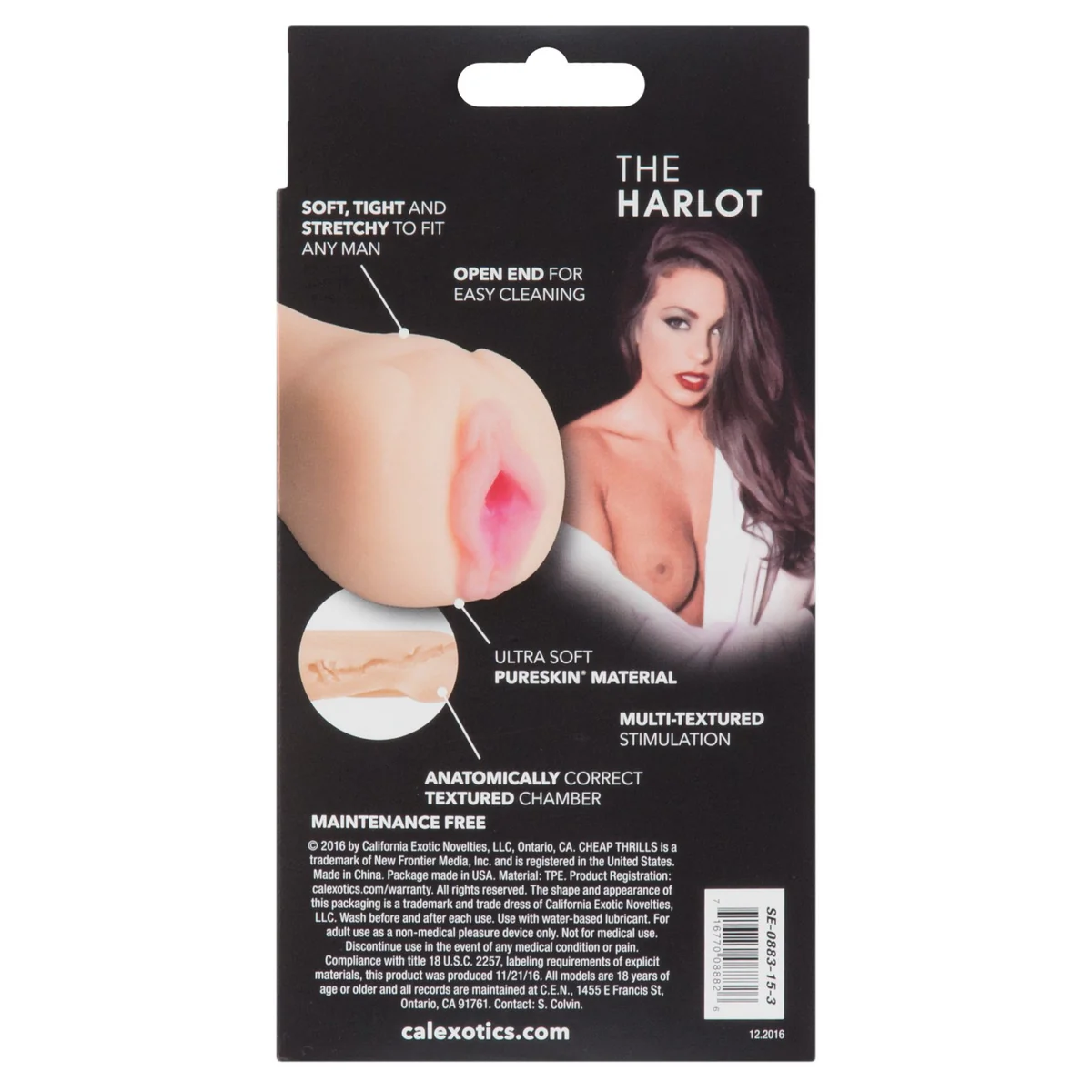 CalExotics Cheap Thrills Pureskin Masturbator - The Harlot