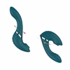 The Monarch Swan®- Transform With A Twist Vibrator & Stimulator - Teal