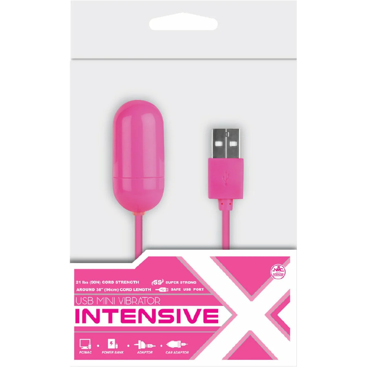 NMC Intensive X - Bullet Vibrator - Rechargeable - Pink