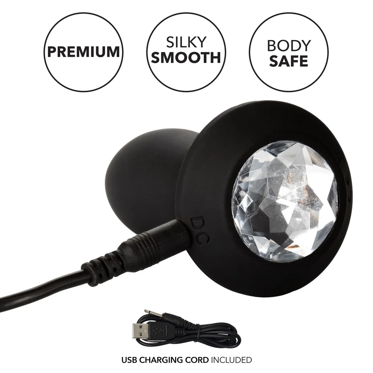 CalExotics Power Gem Vibrating Crystal Probe – Black