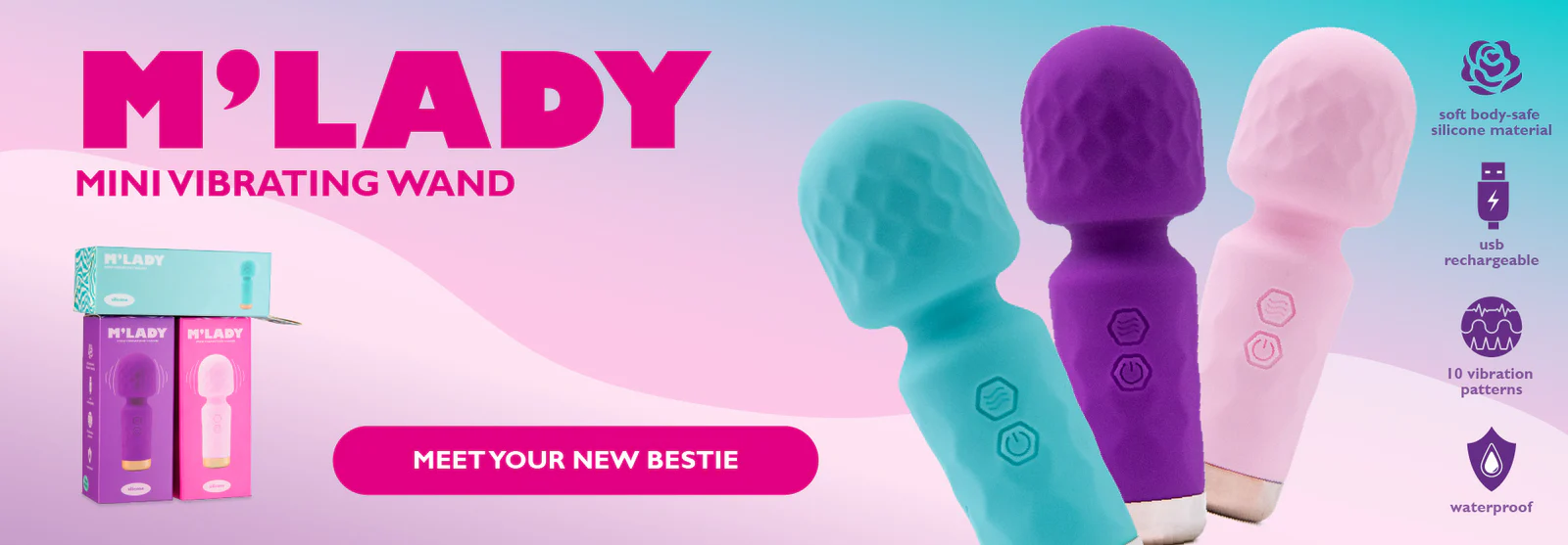 M’Lady – Mini Vibrating Wand