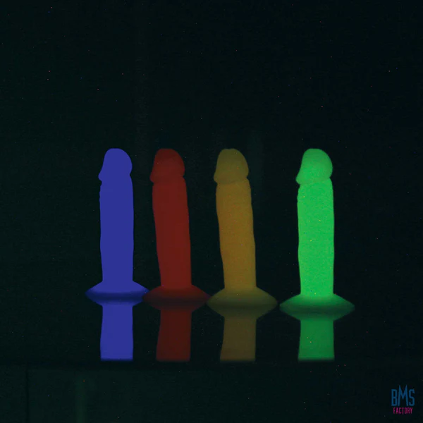 Addiction - Silly Willy – Glow in the Dark -  3.3” Silicone Dildo - 12 pcs