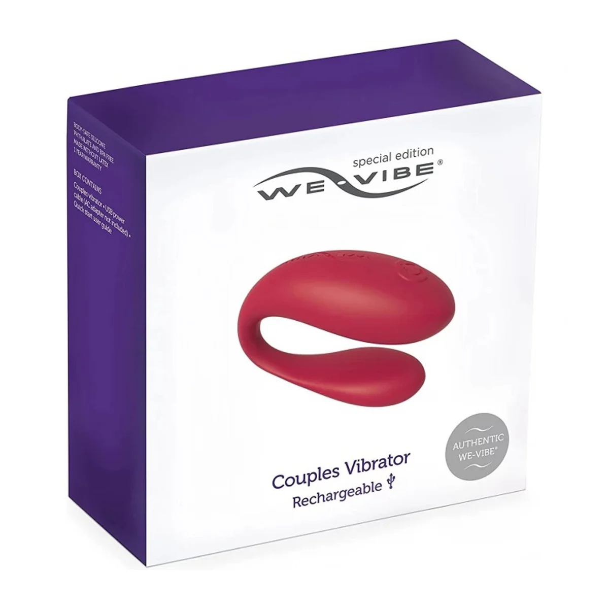 We-Vibe® - Special Edition Rechargeable Couples Vibrator - Red