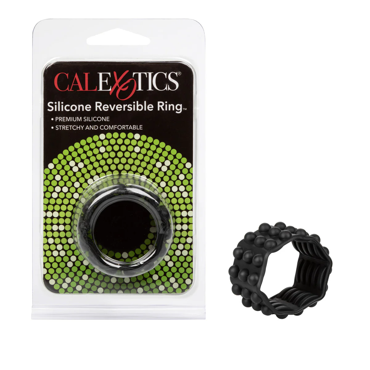 CalExotics - Silicone Reversible Ring - Black