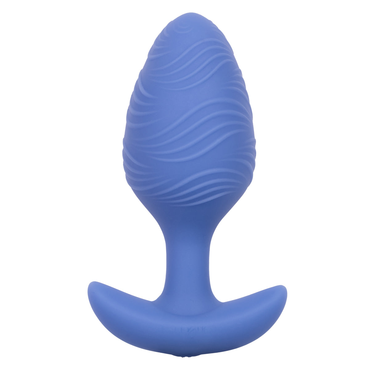 CaleXOtics Cheeky Vibrating Glow in The Dark Large Butt Plug - Blue