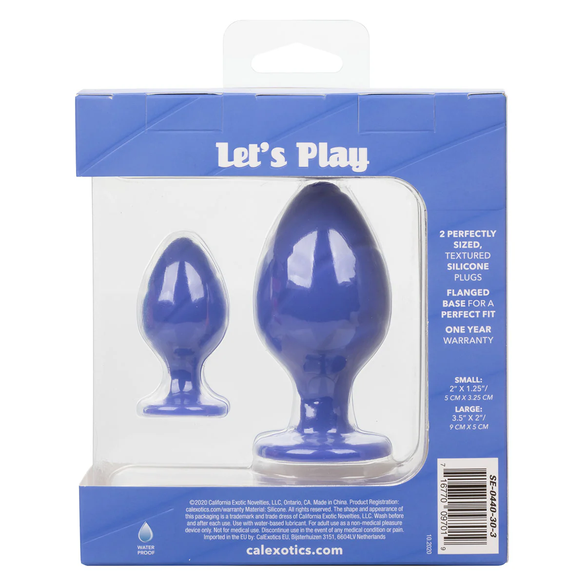 CalExotics Cheeky Butt Plugs – Purple
