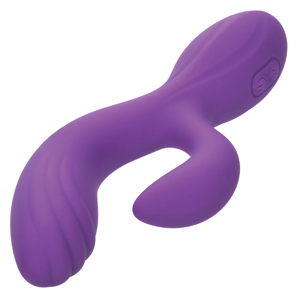CaleXOtics – Stella – Liquid Silicone - “C” Curve Vibrator - Purple