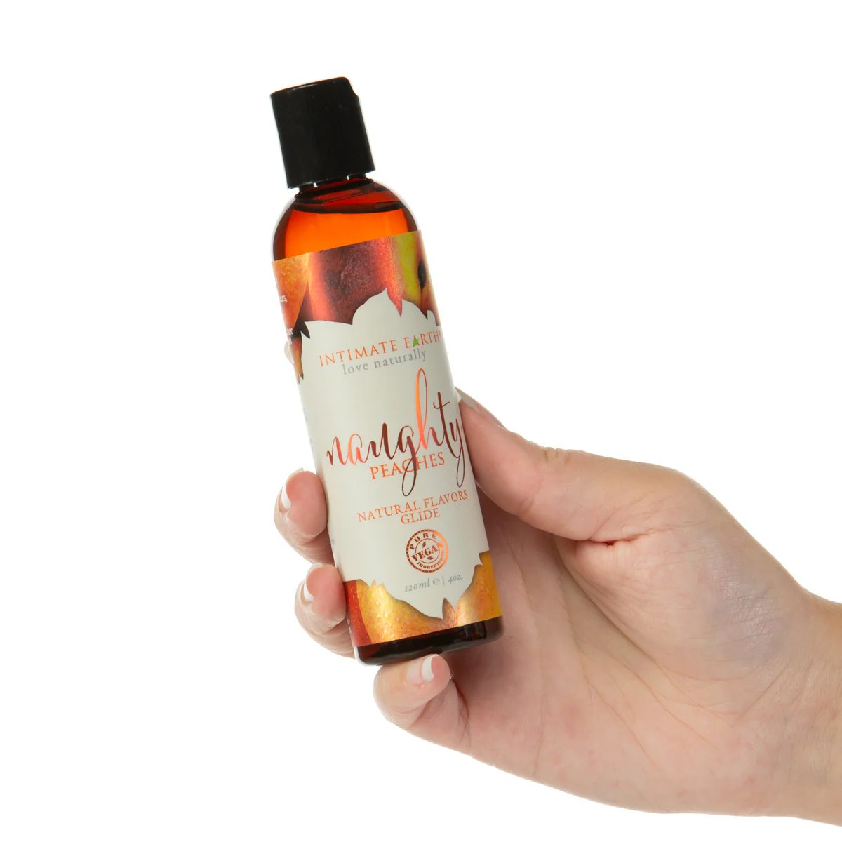 Intimate Earth Oral Pleasure Glide - Naughty Peaches - 120ml/4oz