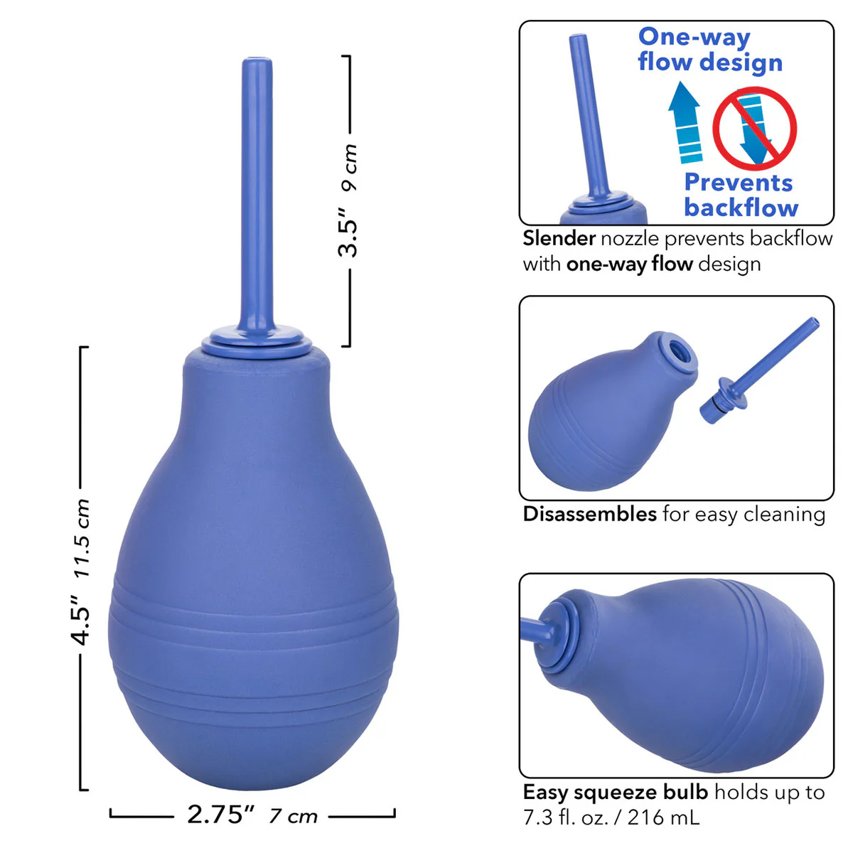 CaleXOtics Cheeky One Way Flow Douche - Purple