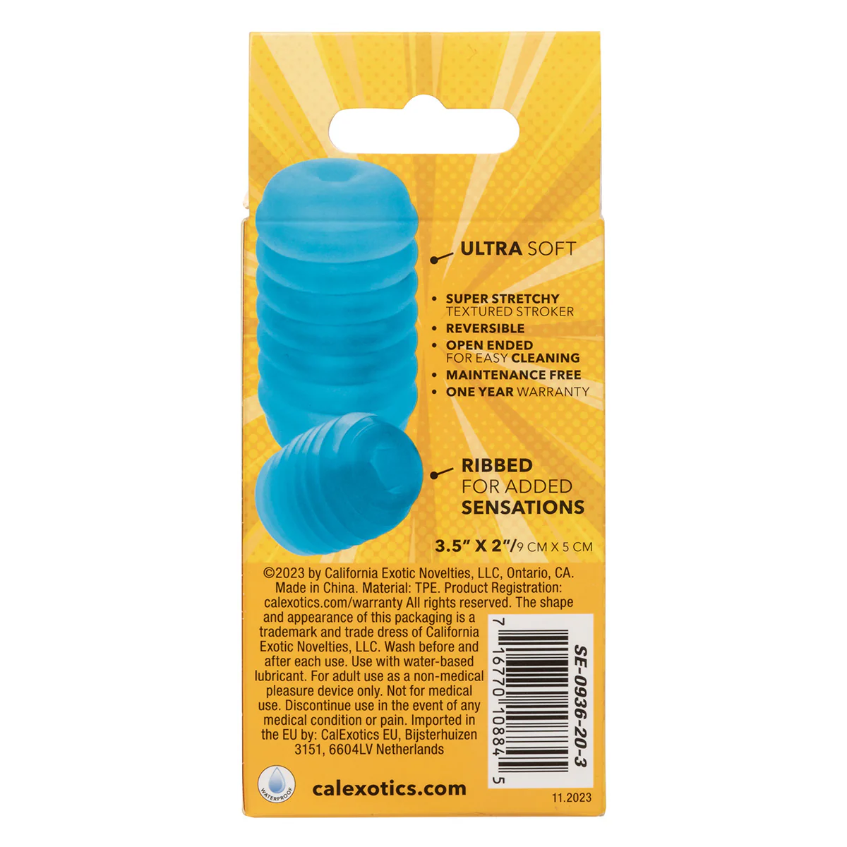CaleXOtics Pop Sock Ribbed - Blue