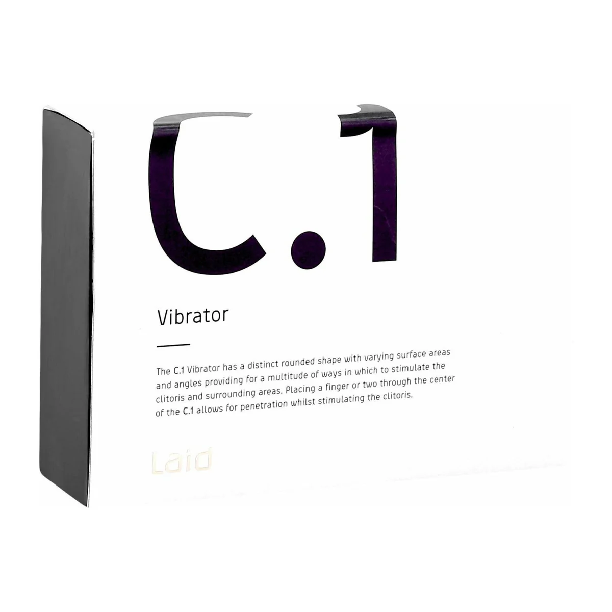Laid C.1 - Silicone Clitoral Vibrator - Black