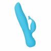 The Kissing Swan® Dual Action Vibrator -  Blue