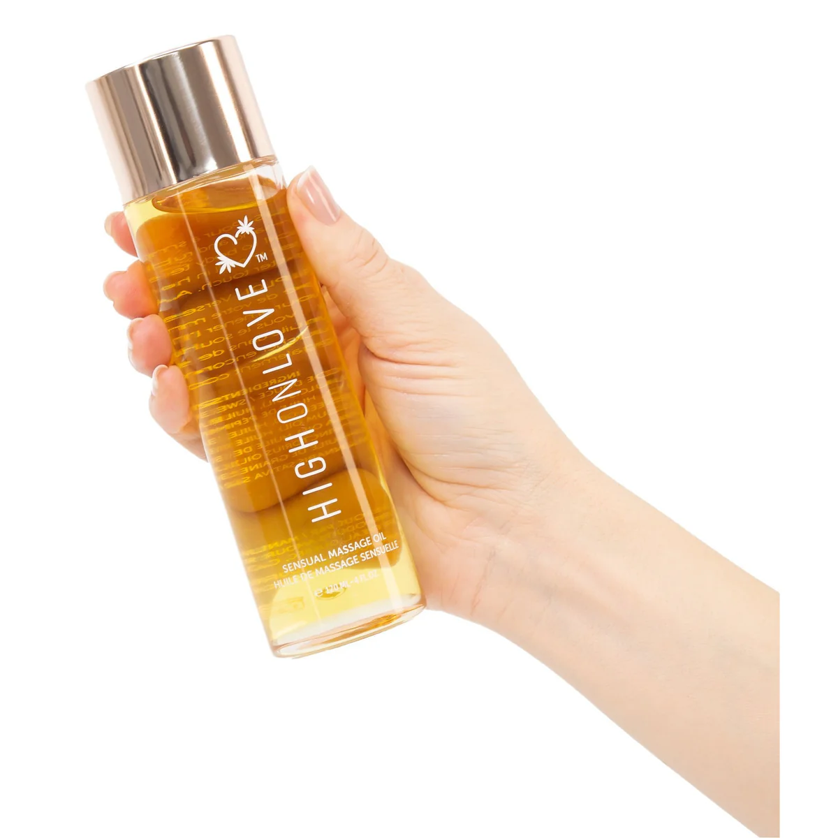 High On Love Sensual Massage Oil - Strawberries & Champagne