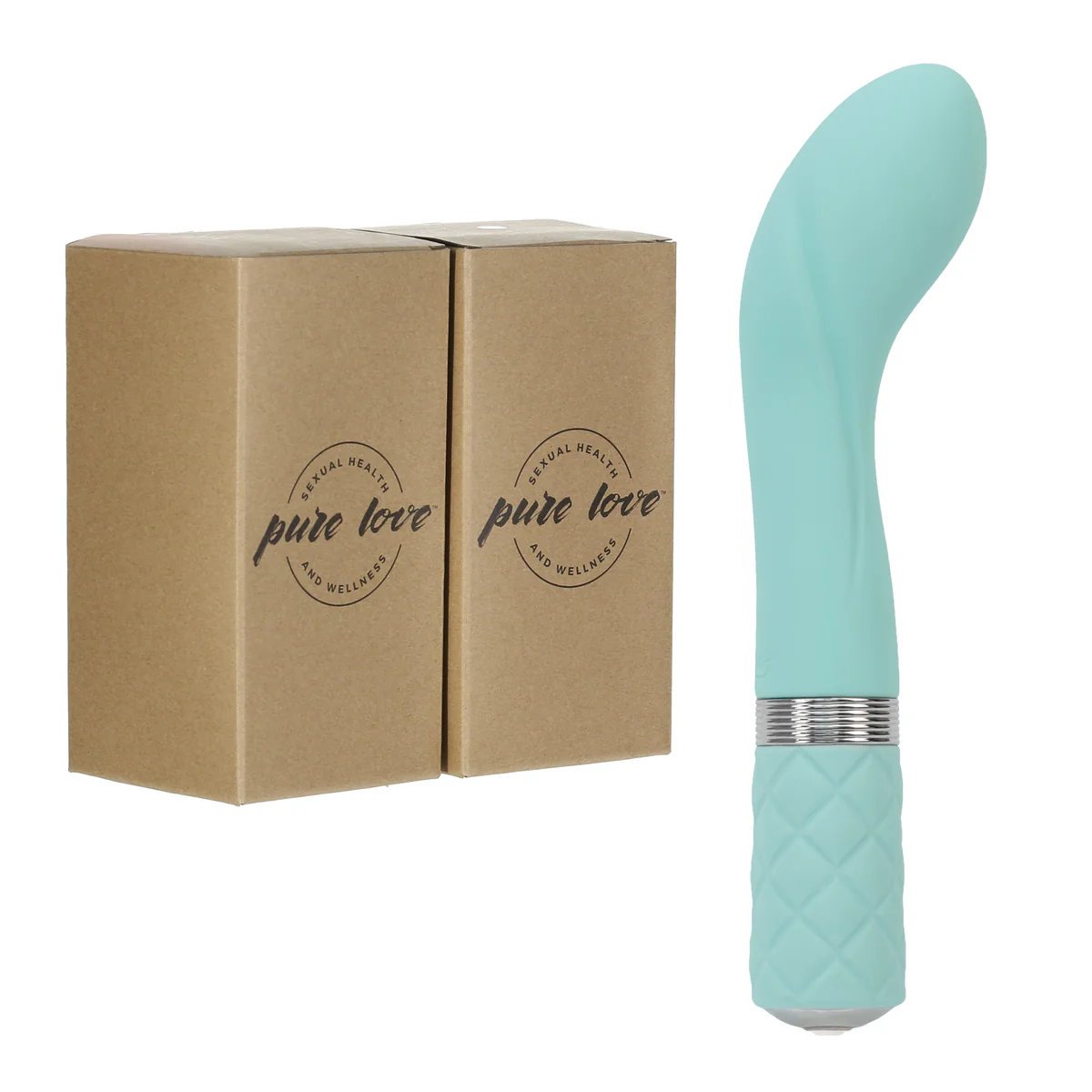 Pure Love®- G-Spot Vibrator With Swarovski® Crystal – Teal