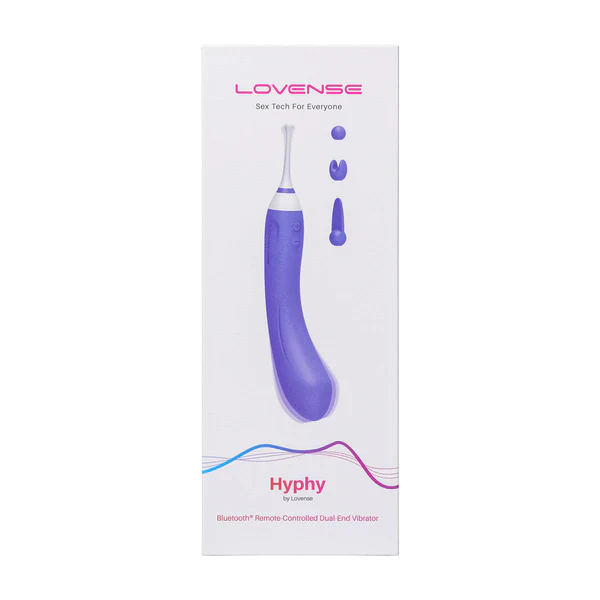 Lovense – Hyphy – Bluetooth Remote-Controlled Dual-End Vibrator