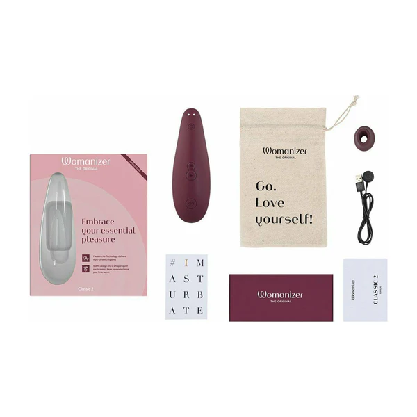 Womanizer Classic 2 – Clitoral Stimulator – Bordeaux