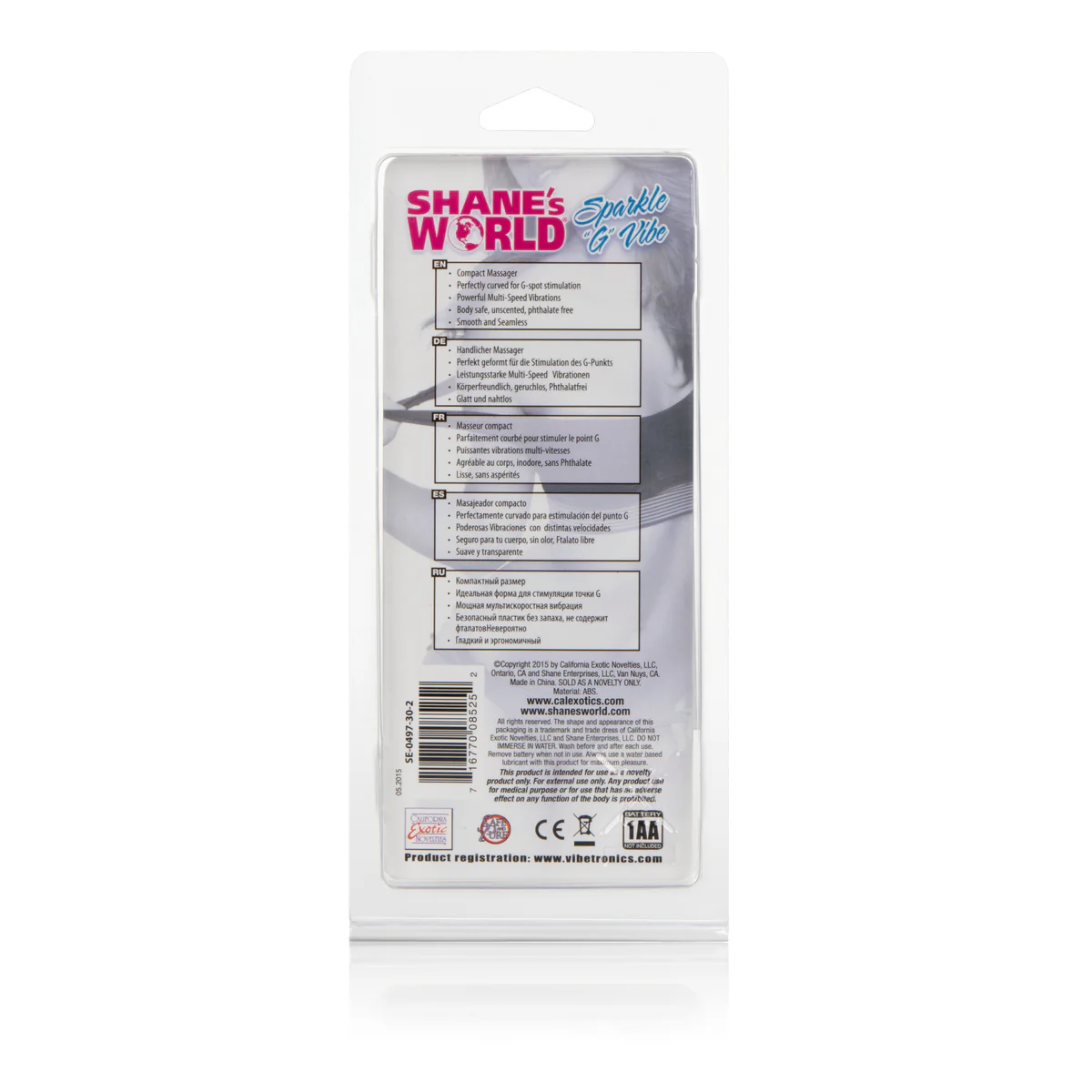 CalExotics Shane's World Sparkle G Vibe - Pink