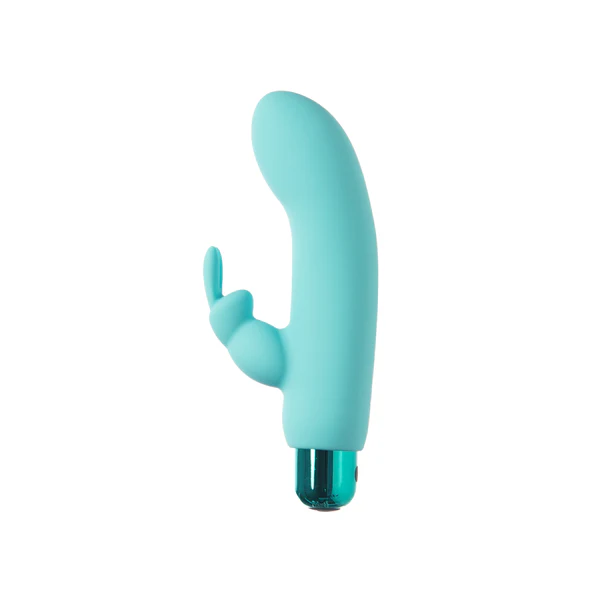 PowerBullet - Alice’s Bunny – Rechargeable Bullet with Removable Rabbit Sleeve – Teal