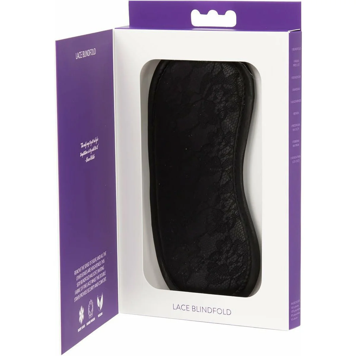 Sportsheets Sincerely - Lace Blindfold - Black