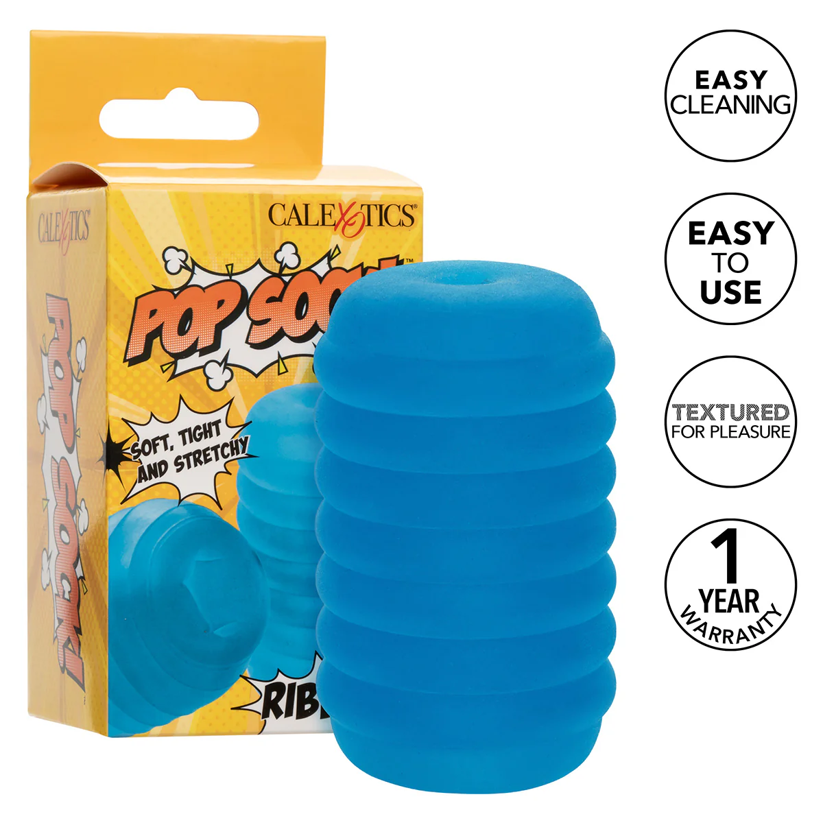 CaleXOtics Pop Sock Ribbed - Blue