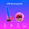 Pure Love® - Vibrating and Rotating Dildo with Remote - Cosmic