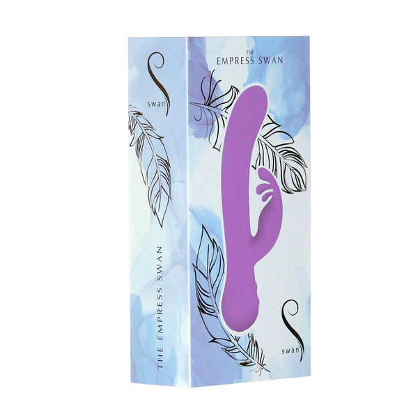 Swan Empress - Dual Vibrator - Rechargeable - Lavender