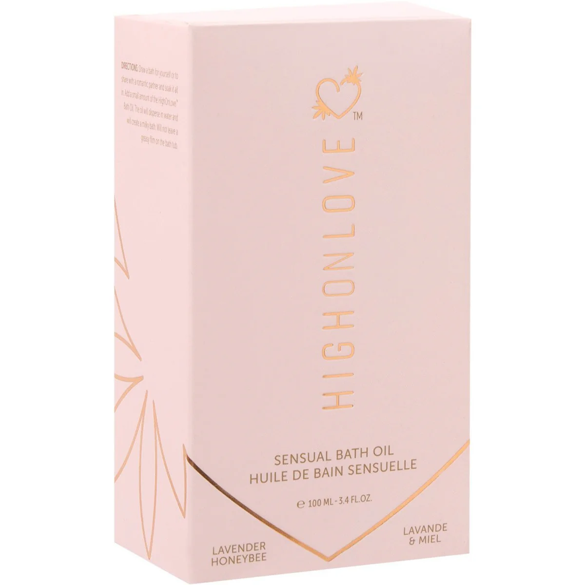 High On Love Sensual Bath Oil - Lavender Honeybee