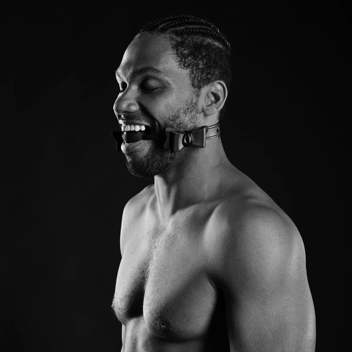 Sportsheets - Sincerely -  Bow Tie Ball Gag - Black