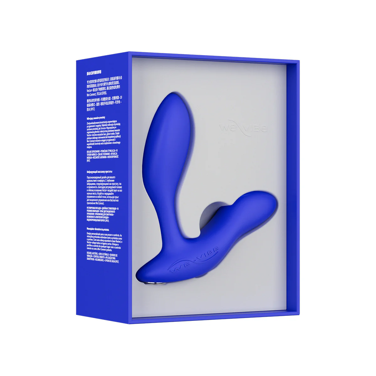 We-Vibe Vector+ - Vibrating Prostate Massager – Royal Blue