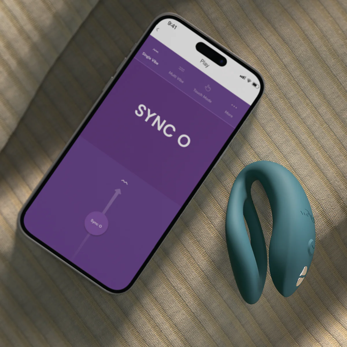 We-Vibe® - Sync O - Couples Vibrator – Velvet Green